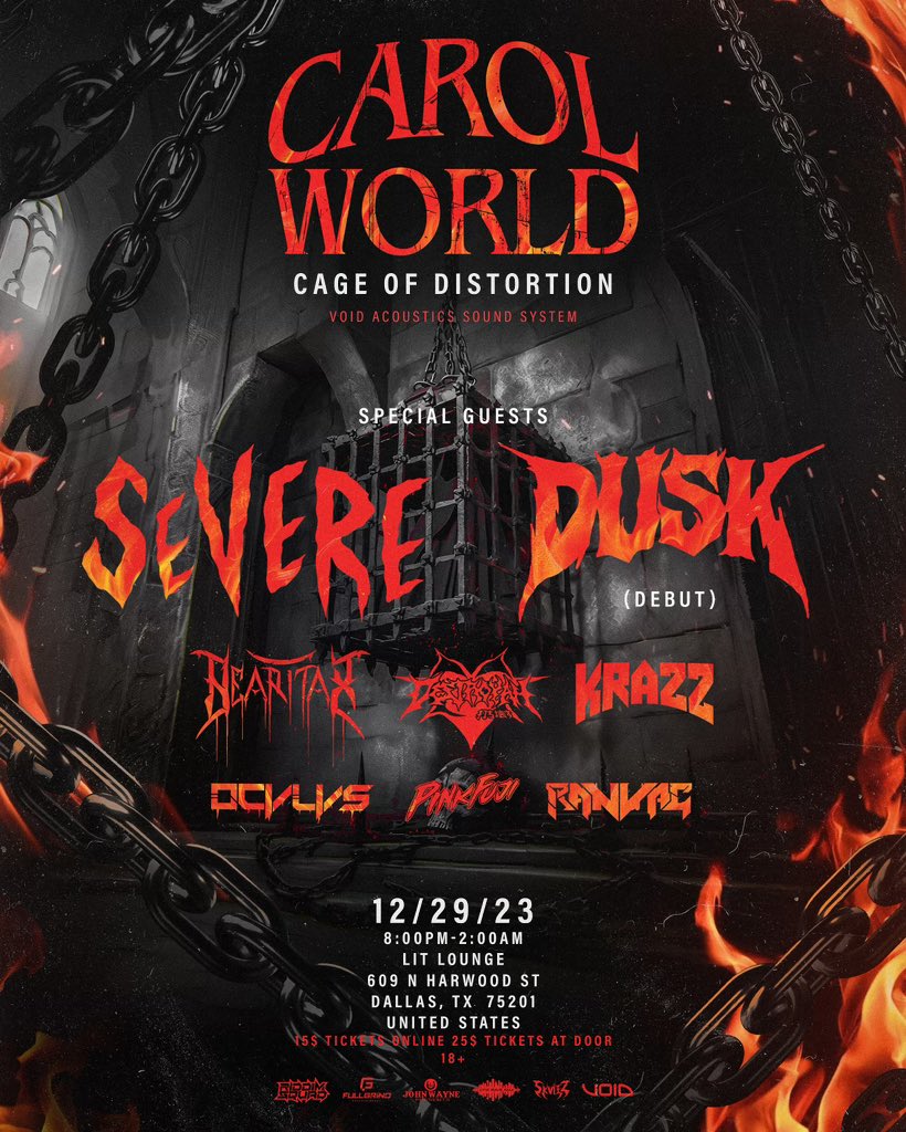 DO NOT MISS @itscaroldubstep WORLD: CAGE OF DESTRUCTION ⛓️⛓️⛓️

It’s coming up faster than you know it!

Tickets: eventbrite.com/e/carol-world-…