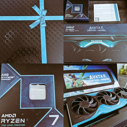 TOMORROW and WEDNESDAY! 

HUGE giveaway with AMD! Win a Ryzen 7 7800X3D & Radeon RX 7900XTX!

👉 Join the stream and enter: twitch.tv/dreadcaptainja… | youtube.com/c/dreadcaptain…

👉 Follow + RT 👉 Tag a friend

Catch the stream for a chance to win! #AMDPartner #AvatarOnAMD