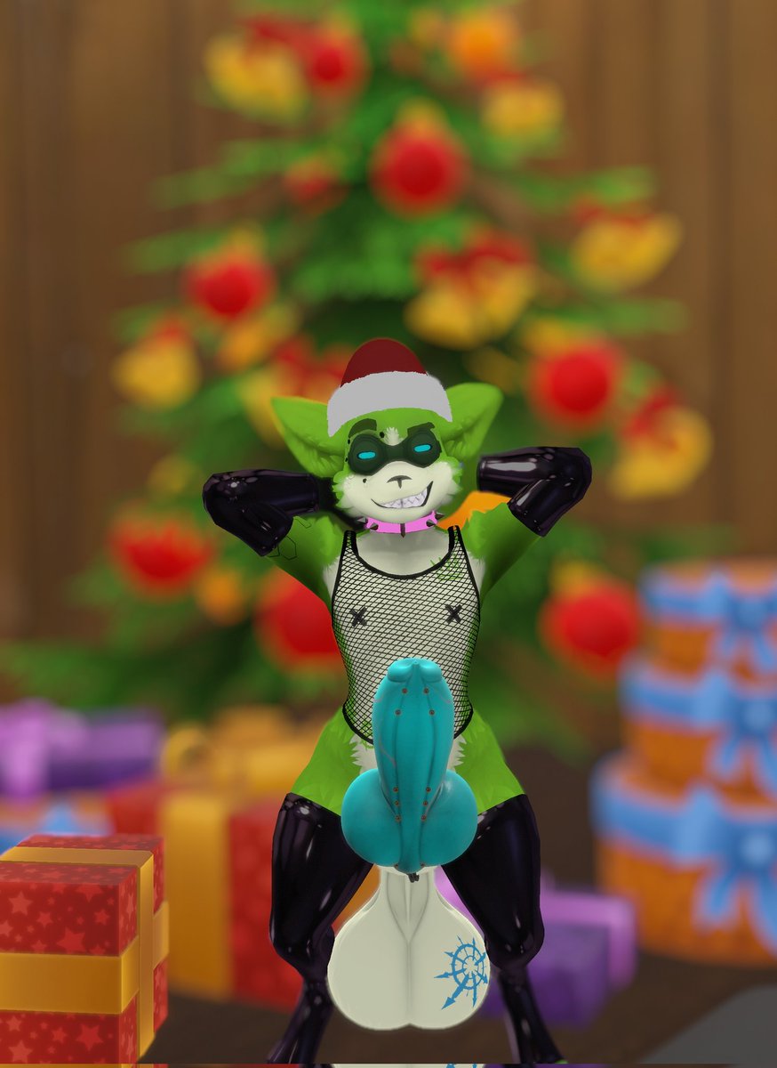 ThatGremlinPunk's tweet photo. Be naughty, come unwrap your gift early~😈 https://t.co/tEwo6WAh3T