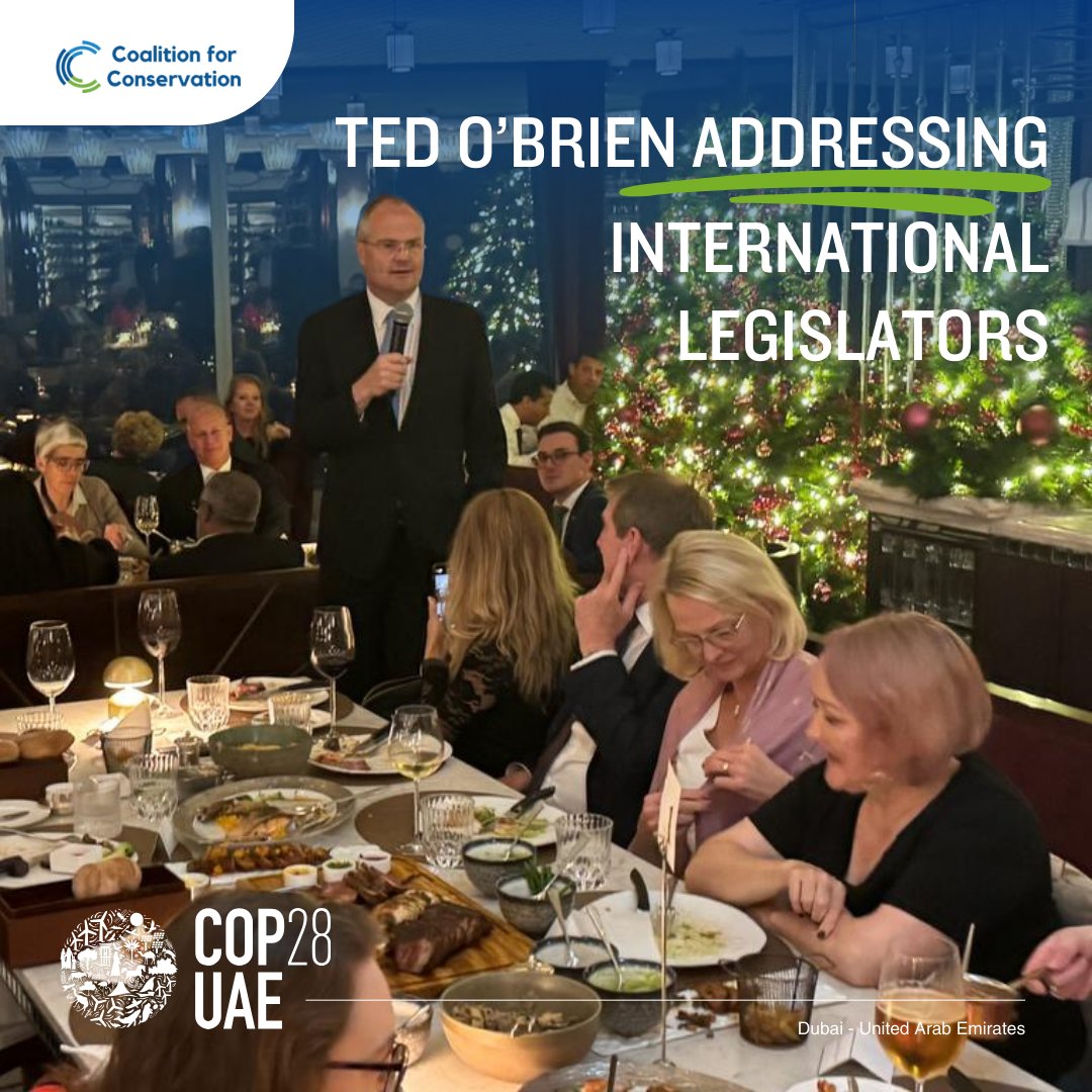 Ted O’Brien addresses an assembly of international legislators, uniting parliamentarians from the US, UK, EU, and Australia on Australia's progress in emissions reduction #NetZeroEmissions #GlobalUnity #TedOBrien #ClimateAction #BurjKhalifa #InternationalCollaboration