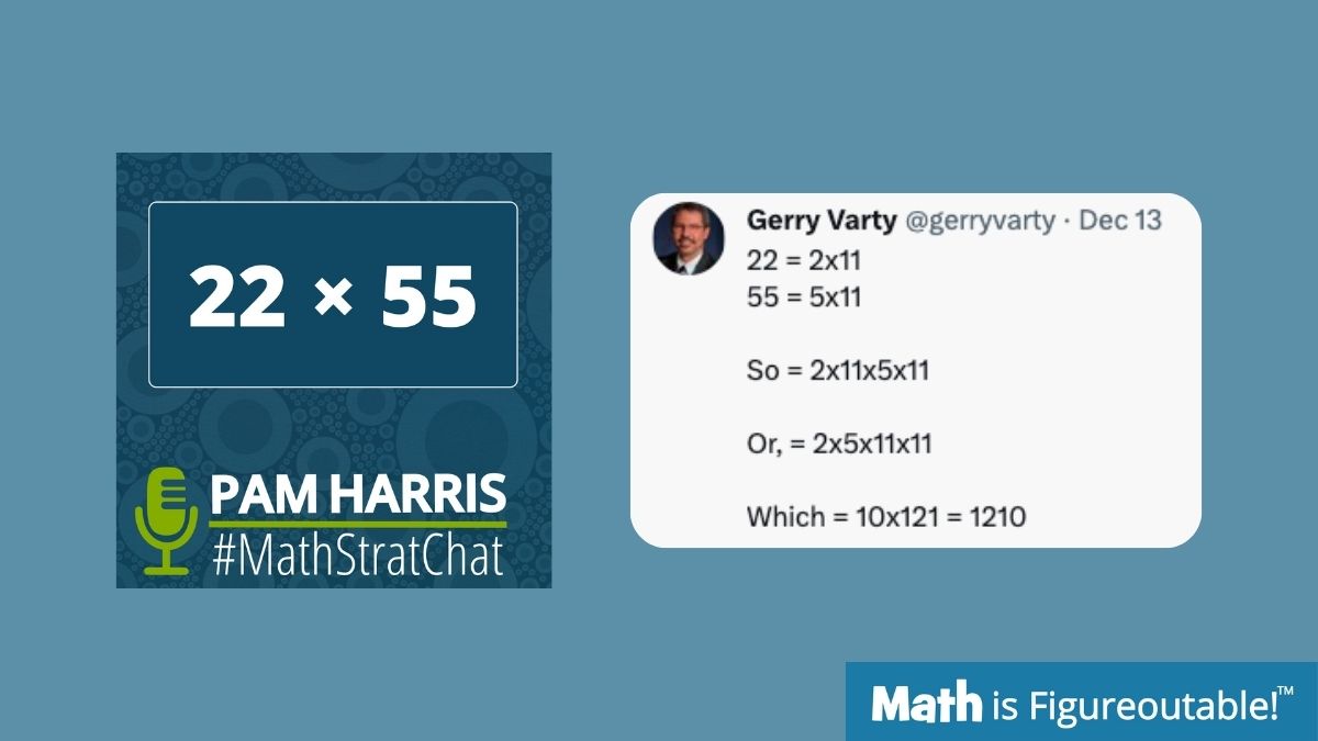 Flexible factoring for the win!

Way to go @gerryvarty!

A very multiplicative multiplication strategy.

#MTBoS #ITeachMath #MathIsFigureOutAble #Elemmathchat #MSmathchat #MathStratChat