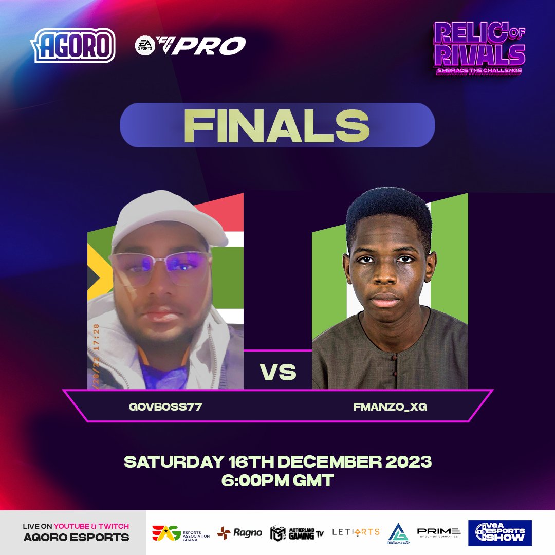 Welcome to the Final Match of Relic of RIvals FC24 Pro Esports Tournament Gov Boss vs Faruk Fmanzo Agoro Esports #tournament #finals