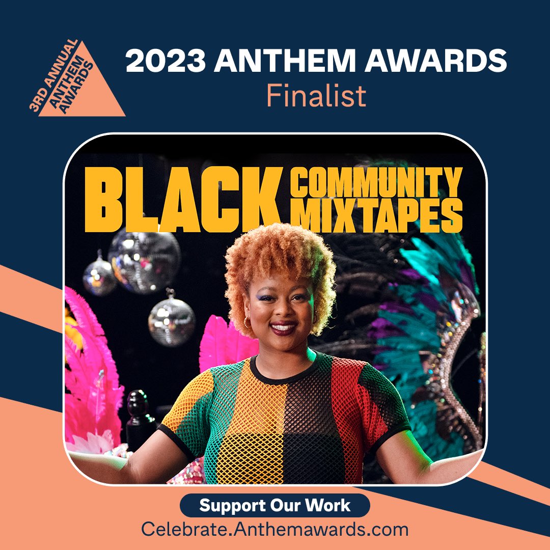 OYA Media Group (@oyamediagroup) on Twitter photo Great news!😄Black Community Mixtapes is a finalist for an Anthem Community Voice Award <a href="/anthemawards/">anthemawards</a> which highlights social impact work that sparks global change. Help us shine by voting for our 5 part docu-series until Thursday, Dec 21st!
🗳️Vote here celebrate.anthemawards.com/PublicVoting#/… Great news!😄Black Community Mixtapes is a finalist for an Anthem Community Voice Award <a href="/anthemawards/">anthemawards</a> which highlights social impact work that sparks global change. Help us shine by voting for our 5 part docu-series until Thursday, Dec 21st!
🗳️Vote here celebrate.anthemawards.com/PublicVoting#/…