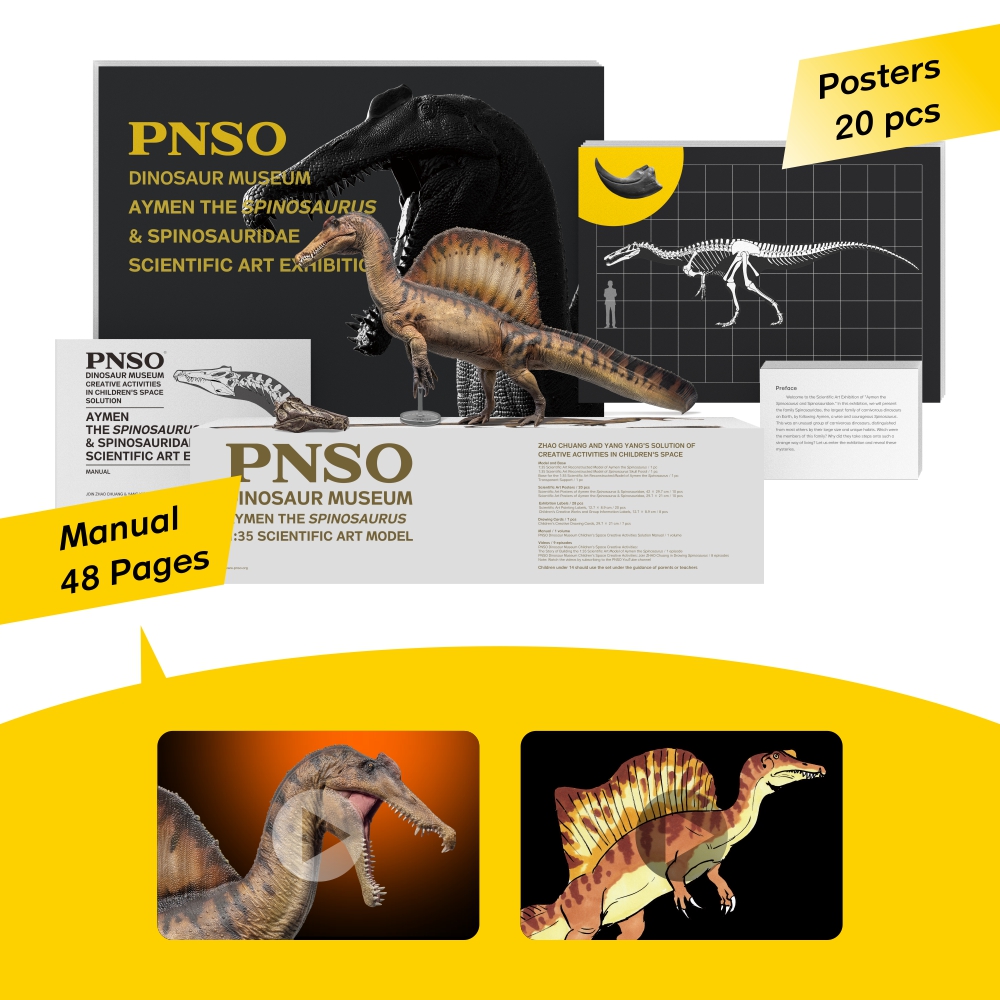 New Release | Aymen the Spinosaurus from the PNSO Dinosaur Museum series will be available in PNSO official online stores soon. - #pnso #dinosaur #toy #scientificart #collectable #paloart #nature #pnsomodel #pnsodinosaur #spinosaurus