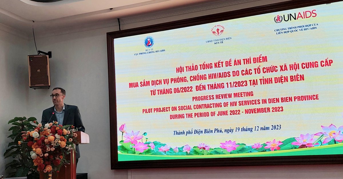 Progress and challenges in piloting social contracting of #HIV harm reduction services discussed with national and provincial HIV authorities and community-led organizations in #Dienbien province. #Vietnam #LetCommunitiesLead