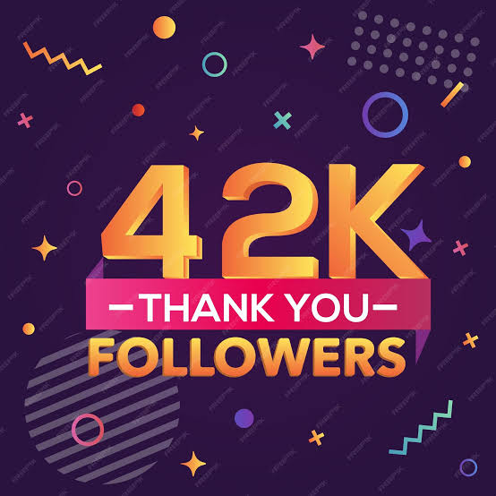 El día de hoy esta cuenta llega a 42K seguidores...😮
#GraciasATodos
