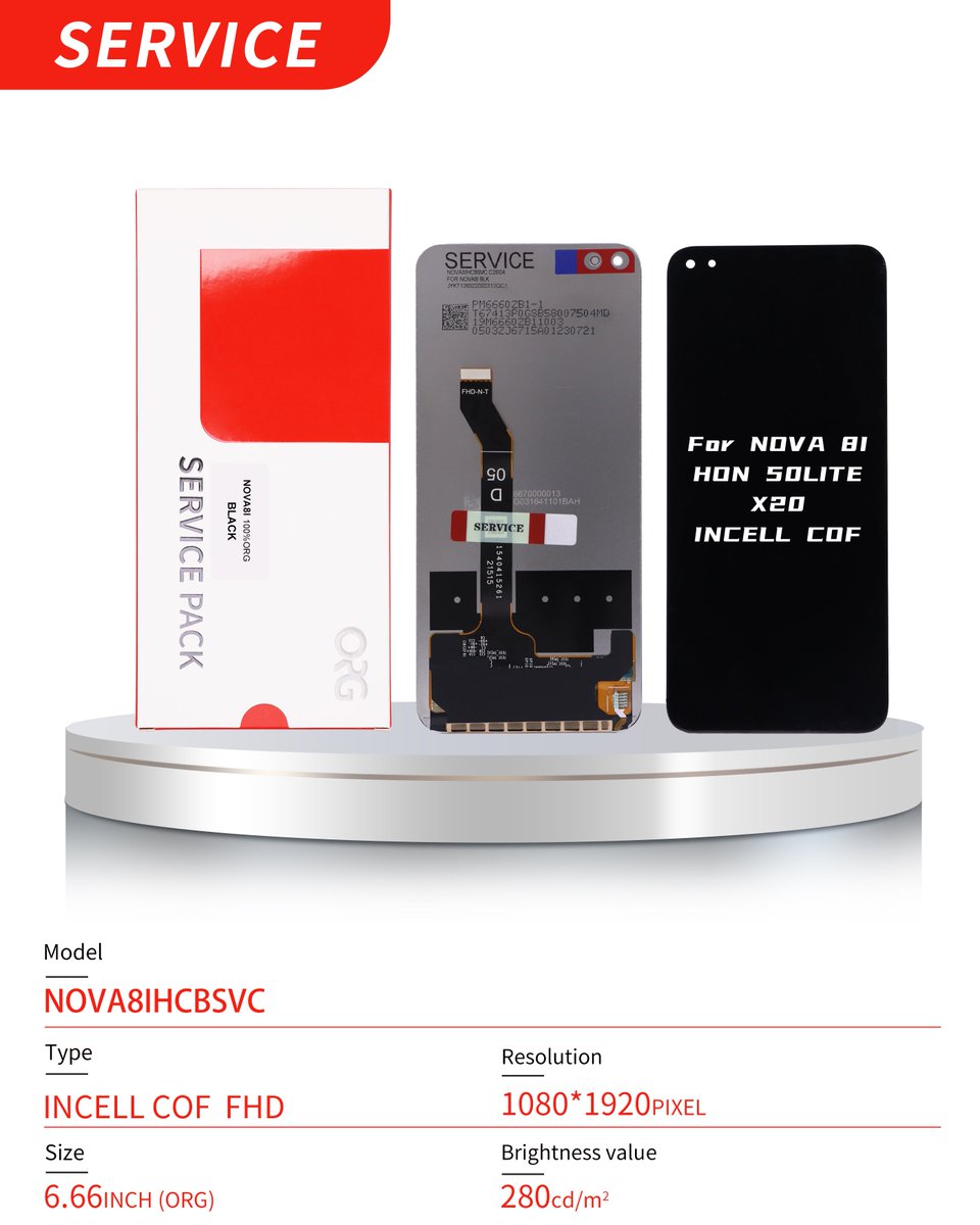 FLYCDI's tweet image. SERVICE LCDdisplay!✅
Colorful packaging reflects the vitality of the SERVICE brand🎊
Order now and witness the brilliance of SERVICE LCDdisplay✨
#ServicePack #lcddisplay #phonerepair #original #MobileScreen