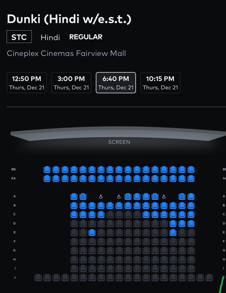 Almost Housefull Shows For #Dunki in Canada 🇨🇦 For First Day ! 🔥

#ShahRukhKhan #DunkiDrop6 #DunkiAdvanceBookings #DunkiDiaries