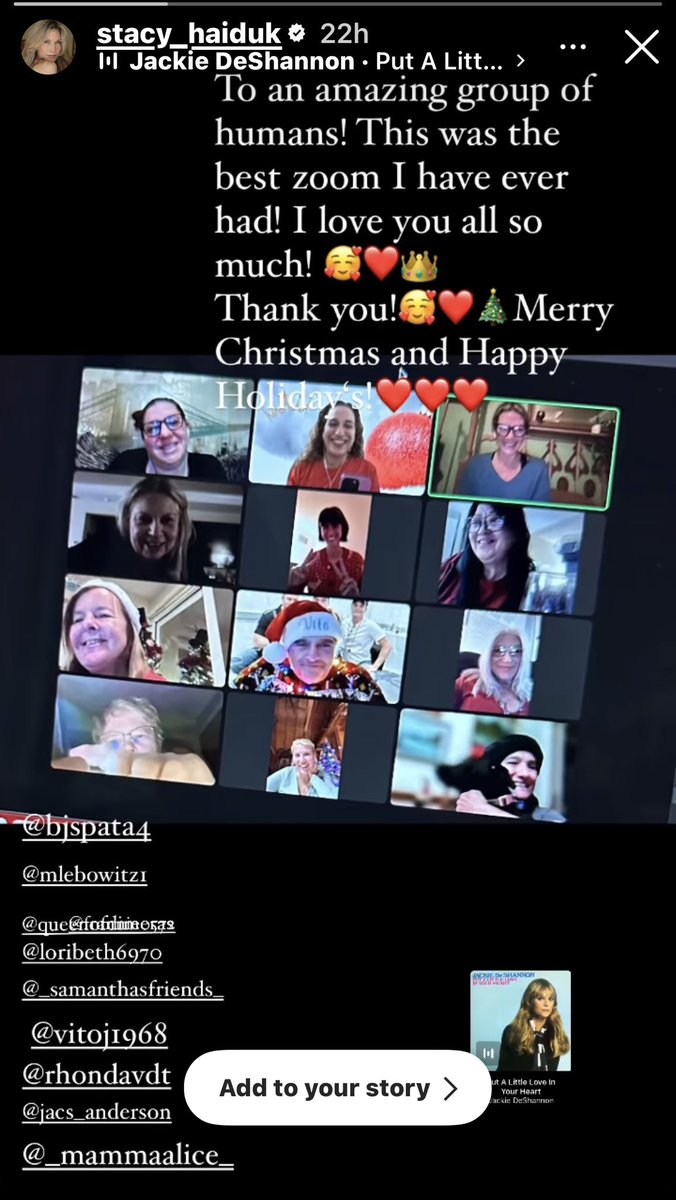 Our zoom was a success!! Thank you to all that participated 👑👑🫶🏻🫶🏻

@SalemSweetie12 Stacy wanted to tag you too but we couldn’t find you on instagram. #days #brandnewcadillac