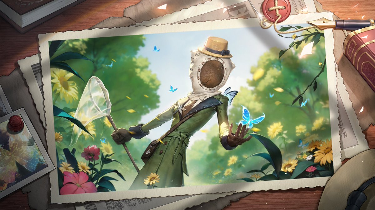 Dear Visitors, It’s the Entomologist's birthday today! May her next year be filled with the natural wonders of joy and the simple beauty of being! Happy birthday, Melly! #IdentityV #Entomologist #Birthday