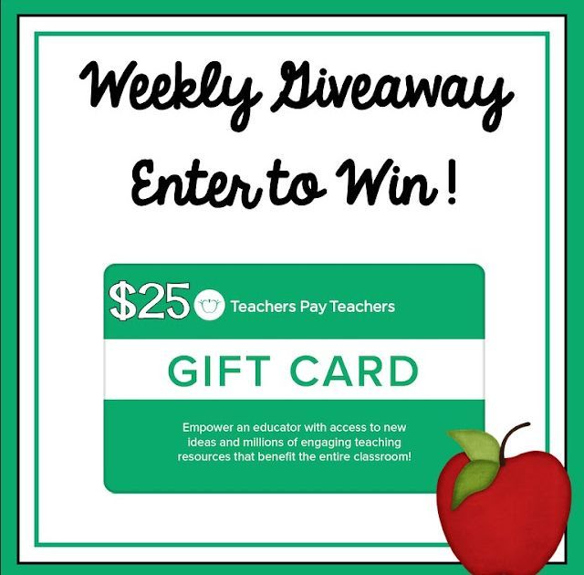 🍎 This week, we're giving away a $25 TpT gift card! 🌟 To enter: 👍 Like this tweet 📚 Reply with your favorite winter break activity 🔗 Complete your entry here: buff.ly/41qhiux Tag your teacher pals! 🎉 #TeacherGiveaway #TpTAdventure