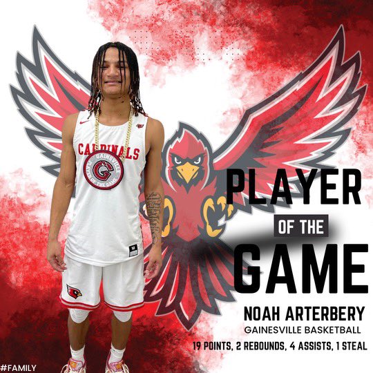 Noah led us in scoring tonight with 19 and added 4 assists. He pushed the pace and it led to some nice transition opportunities. Also added some nice on ball defense all night.