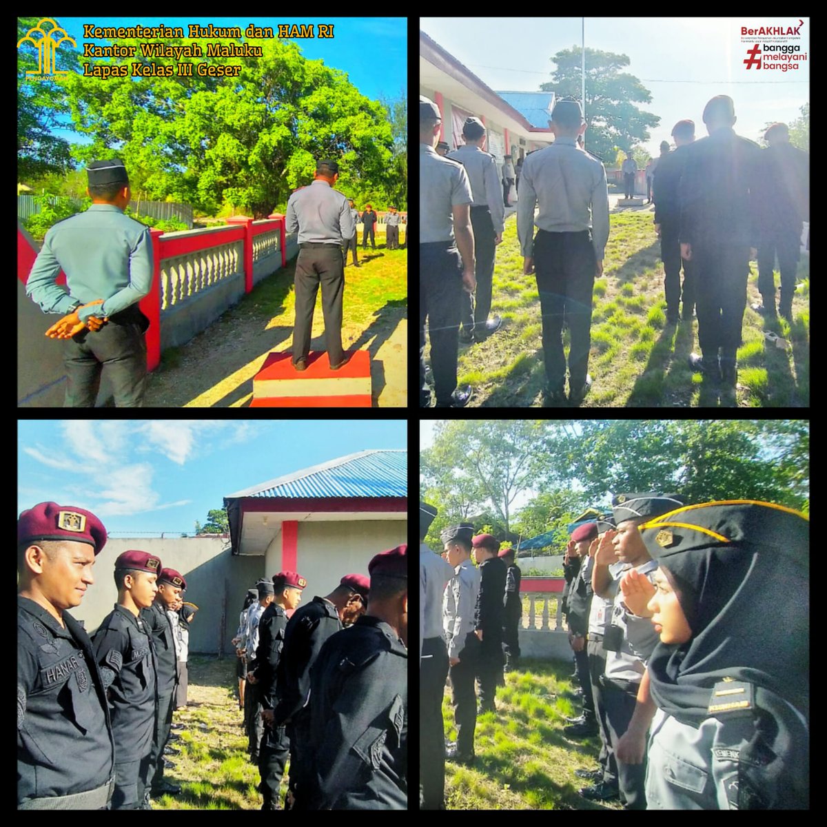 lapas3geser's tweet photo. “Lapas Geser Menggelar Upacara Peringatan Hari Bela Negara Ke-75 dan Apel Siaga NATARU Tahun 2023/2024.”

Info selengkapnya : 👇🏻
https://t.co/v5teddovK5

#KemenkumhamRI
#KanwilKemenkumhamMaluku
#KumhamManise
#DivisiPemasyarakatanMaluku
#Lapas3Geser https://t.co/4JnRFeYcYJ