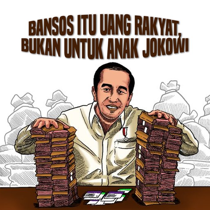 Partai_Biru's tweet photo. Bansos Itu Uang Rakya!! Bukan uang bapak untuk anaknya, gimana ni pak  @jokowi

#AmbilBansos
PilihSesuaiNurani https://t.co/AbNNkHuAi5