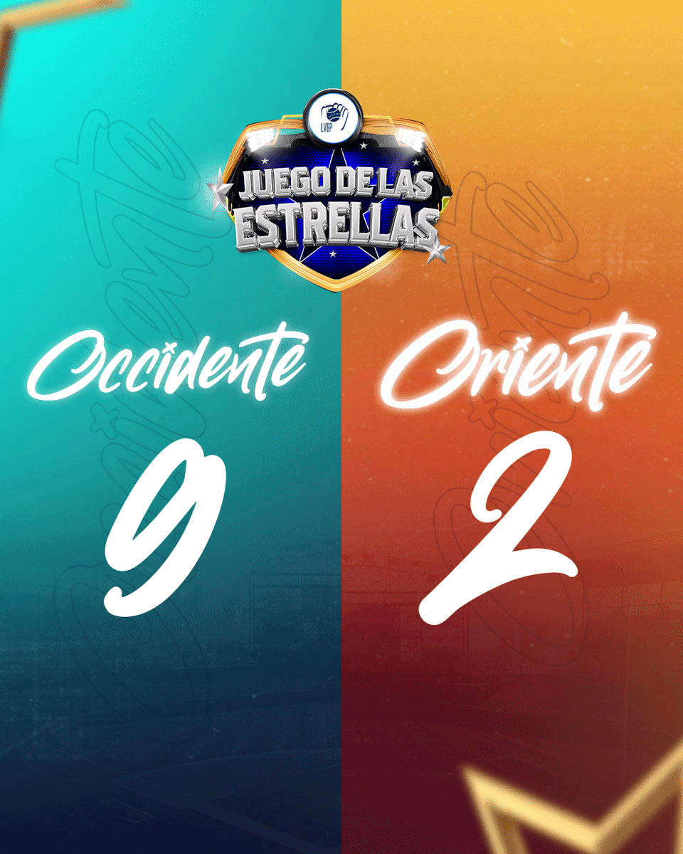 ¡Occidente se corona en el Juego de las Estrellas de la LVBP! 🌟 

Una actuación impresionante que los lleva a la victoria. Cada jugada y cada momento de habilidad dejó su huella en esta épica jornada

¡Felicidades al equipo Occidente por brillar en el Juego de las Estrellas!⚾🏆