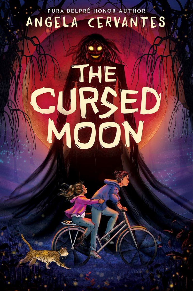 📚✨ Embark on an enchanting journey filled with mystery, courage, and friendship with 'The Cursed Moon' by Angela Cervantes, a nominee on the 2024-2025 Texas Bluebonnet Award list! #TXBluebonnet @TXLA @AngelaCervantes