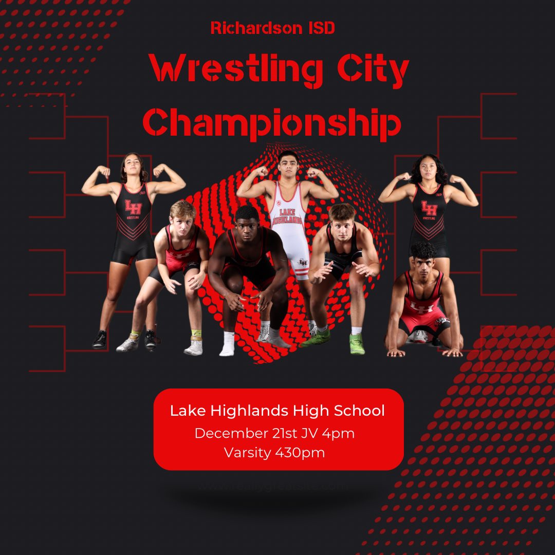 Pack the house this Thursday and support your Wildcat wrestlers in the city championship at home! #wrestlingtexas #wrestler #WrestleMania