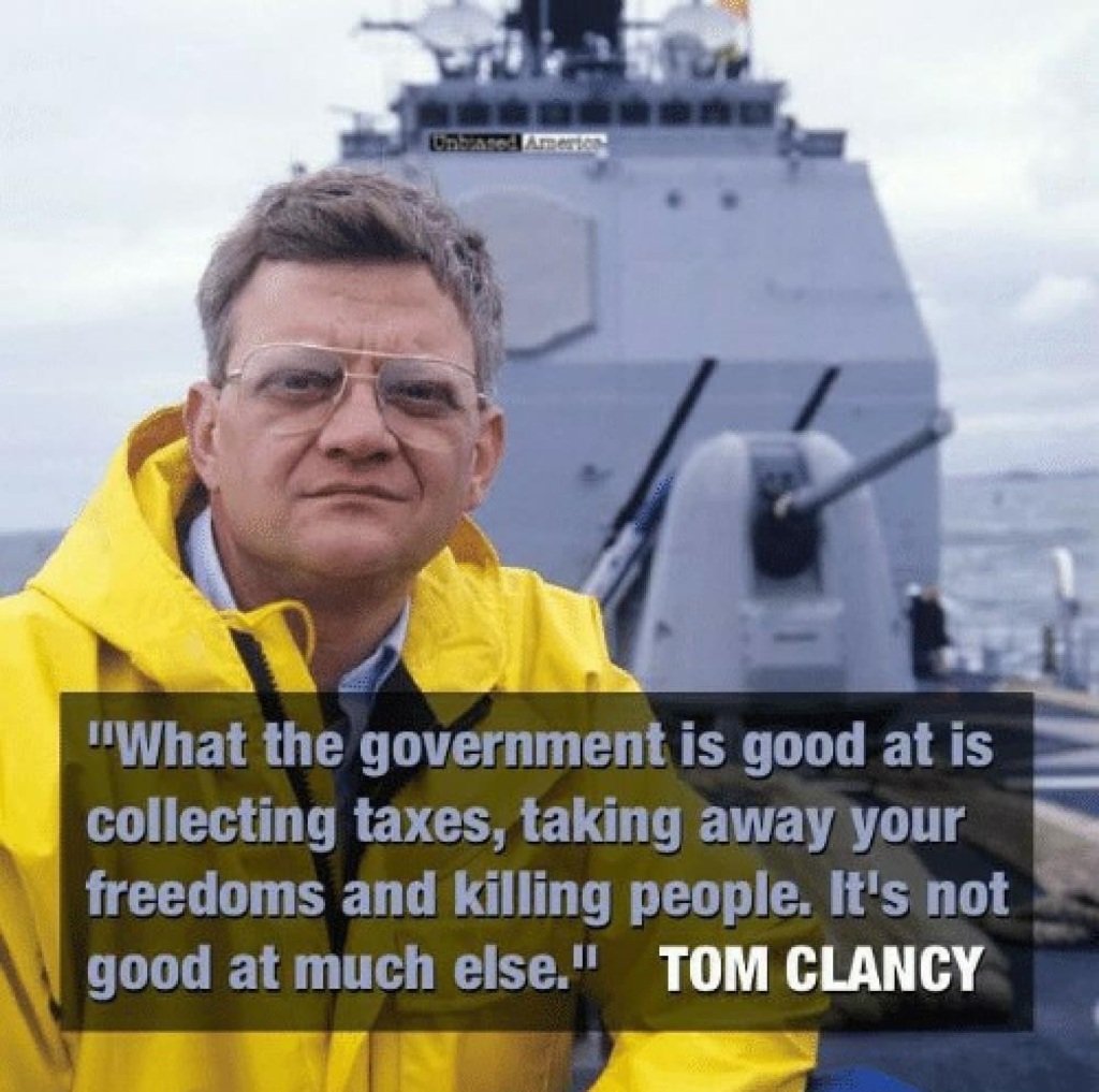 #tomclancy #government #taxes #taxation #taxationistheft #murderinc