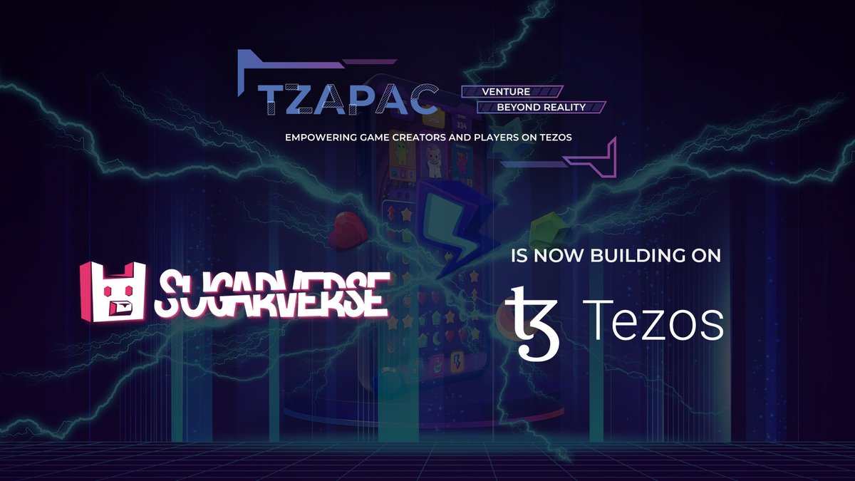 🍬 It’s the sweetest match between @Real_Sugarverse and @TzApac! 🍬 Imagine Candy Crush and Temple Run with a #Web3 twist. With 60+ million Web2 players, Sugarverse is bringing with them simple and casual mobile gameplays built on #Tezos. Coming soon: sugarverse.io