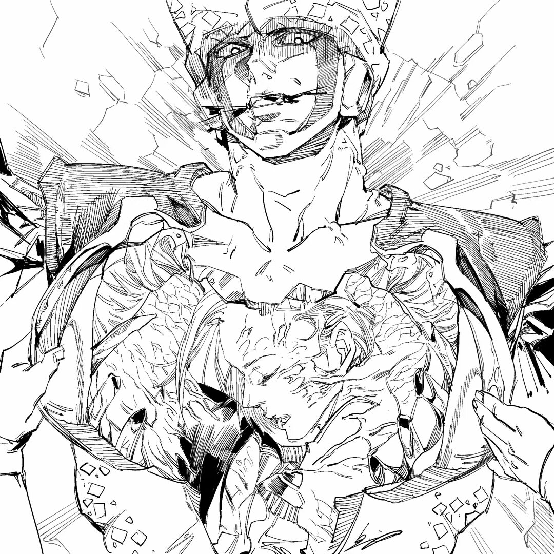 打开沙鲁的胸腔