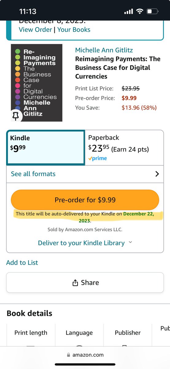 Exciting update: the ebook is dropping on 12/22. Thanks to those who pre-ordered the ebook and have waited patiently! I really appreciate it.