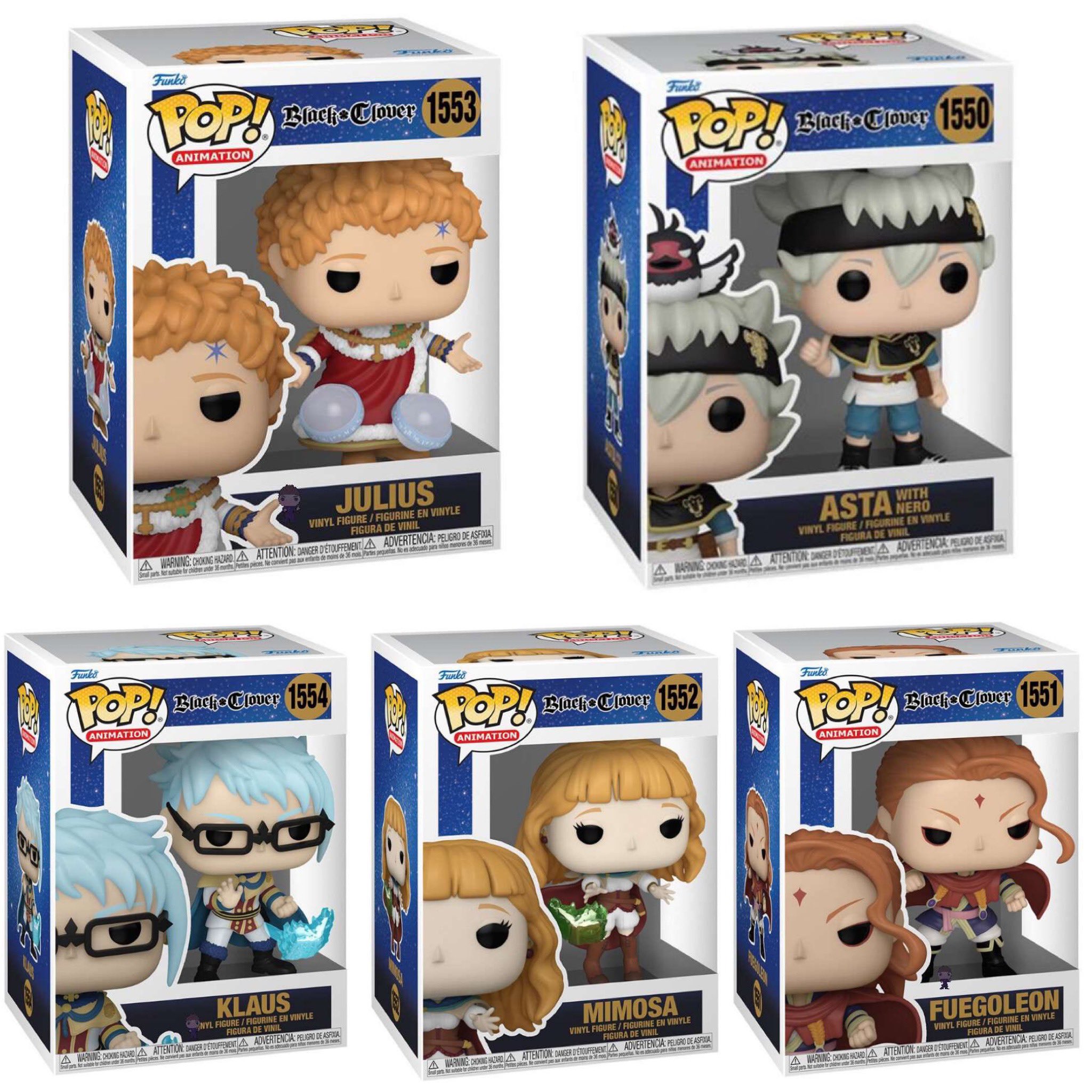 Black Clover Gets a New Wave of Funko Pops With Exclusives