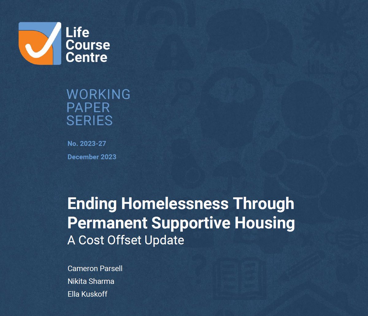 Timely addition to our Working Paper Series on cost of homelessness in Qld 🏠💵 @cameronparsell @EllaKuskoff @nikitasharmauq update 2016 study on annual cost offset of moving homeless person to permanent supportive housing 2016: $13,100 2023: $17,462 👇 lifecoursecentre.org.au/working-papers…