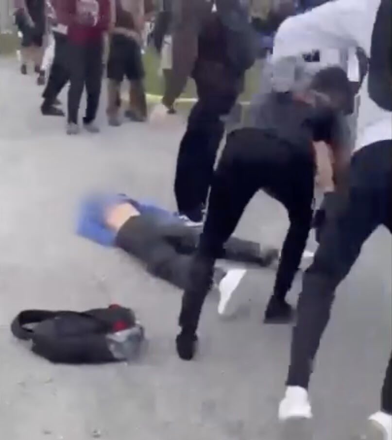 This morning, 5 black teens (ages range from 15 to 17) were arrested and charged with Felony Battery after they savagely attacked a white student outside Florida’s Majory Stonewall Douglas HS on Dec 12. They were also expelled from the school. 

These no-good thugs chased the