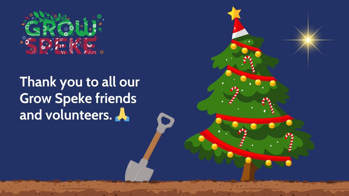 A huge thanks to everyone who has volunteered, funded & supported Grow Speke over the last 12 months. We're proud of the difference @GrowSpeke makes to the community & this wouldn't be possible without you. Wishing you, your family & friends a Merry Xmas & fantastic New Year. ❤️