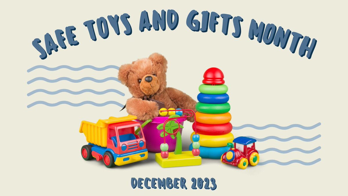 December is #SafeToysAndGiftsMonth, a month-long awareness campaign dedicated to preventing toy-related accidents in young children. 🧸 In the run-up to #Christmas, it is important to ensure that any toys purchased as gifts are safe and appropriate. 👇 buff.ly/47sxI7J