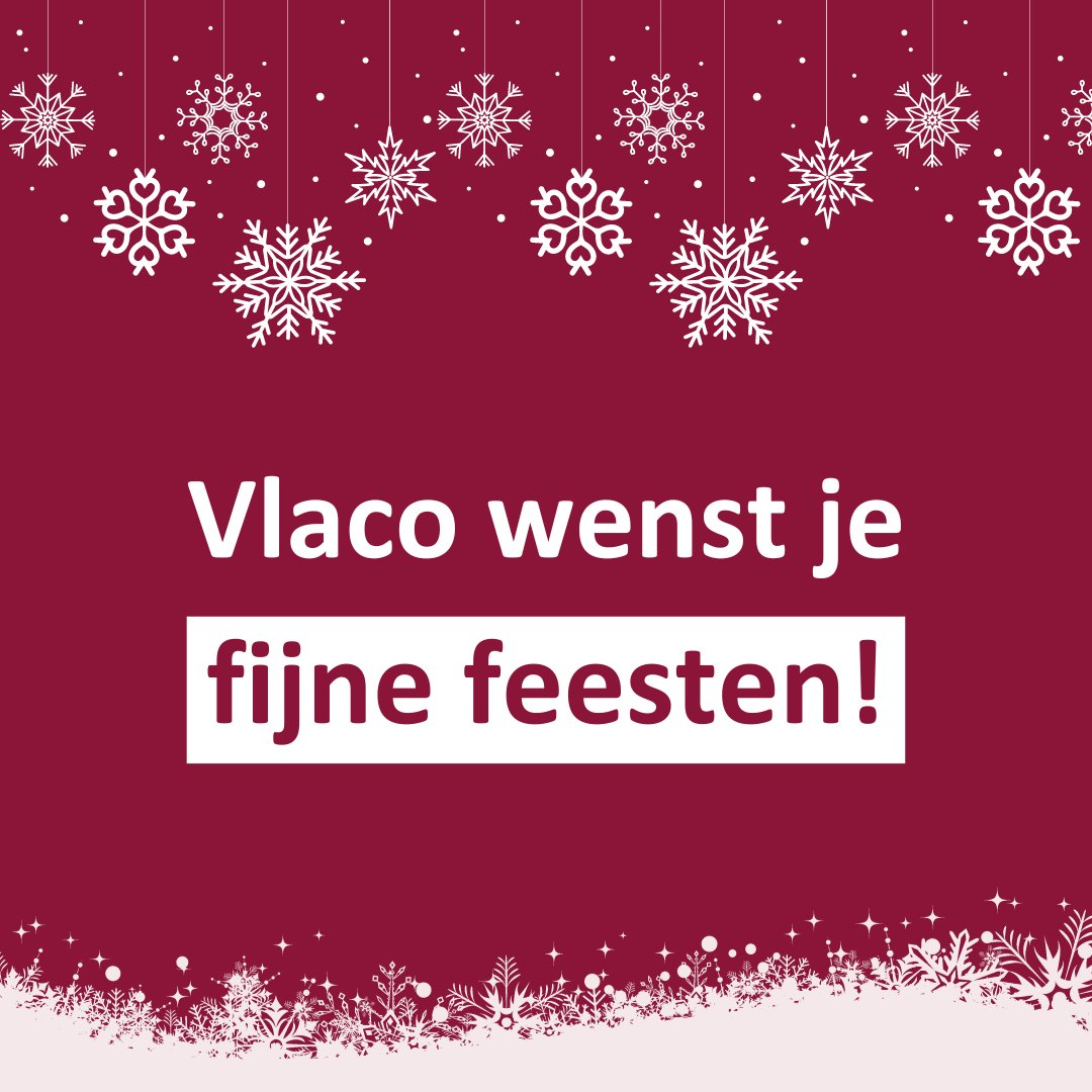 Vlaco wenst je dagen vol liefde, geluk en gezelligheid toe. Fijne feesten iedereen 💚!