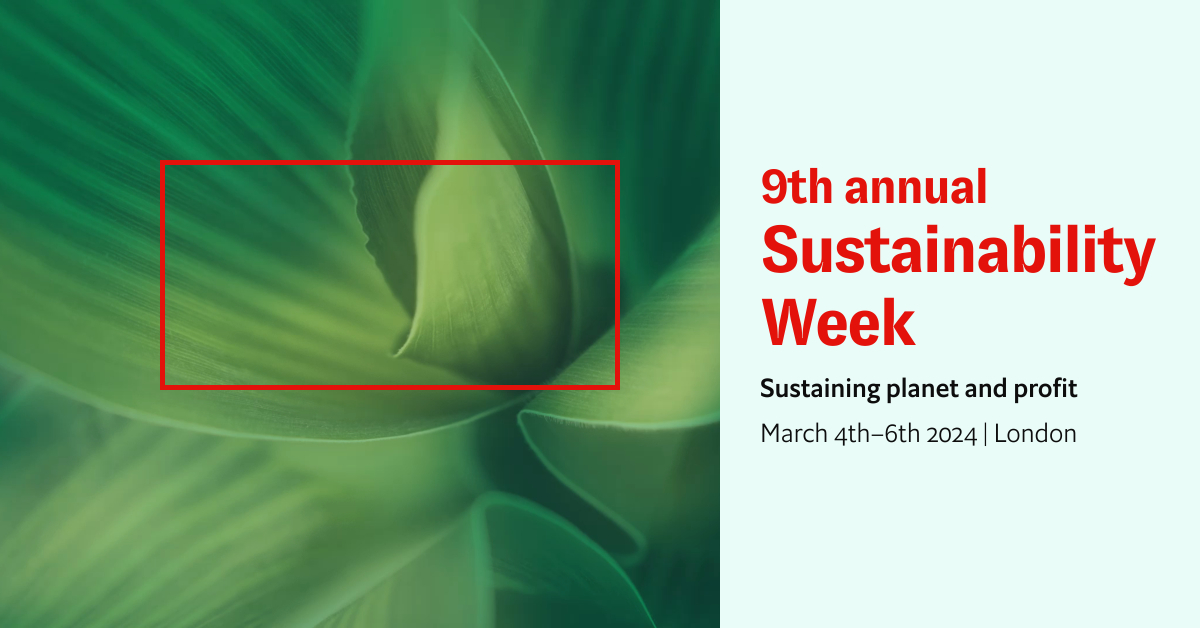 Embark on a journey with us at the 9th annual Sustainability Week. Explore a range of new features, including the CSO Leaders Club, Energy Transition Summit, 1-1 meetings, and 'How to' workshops. Register now: econimpact.co/6L #EconSustainability