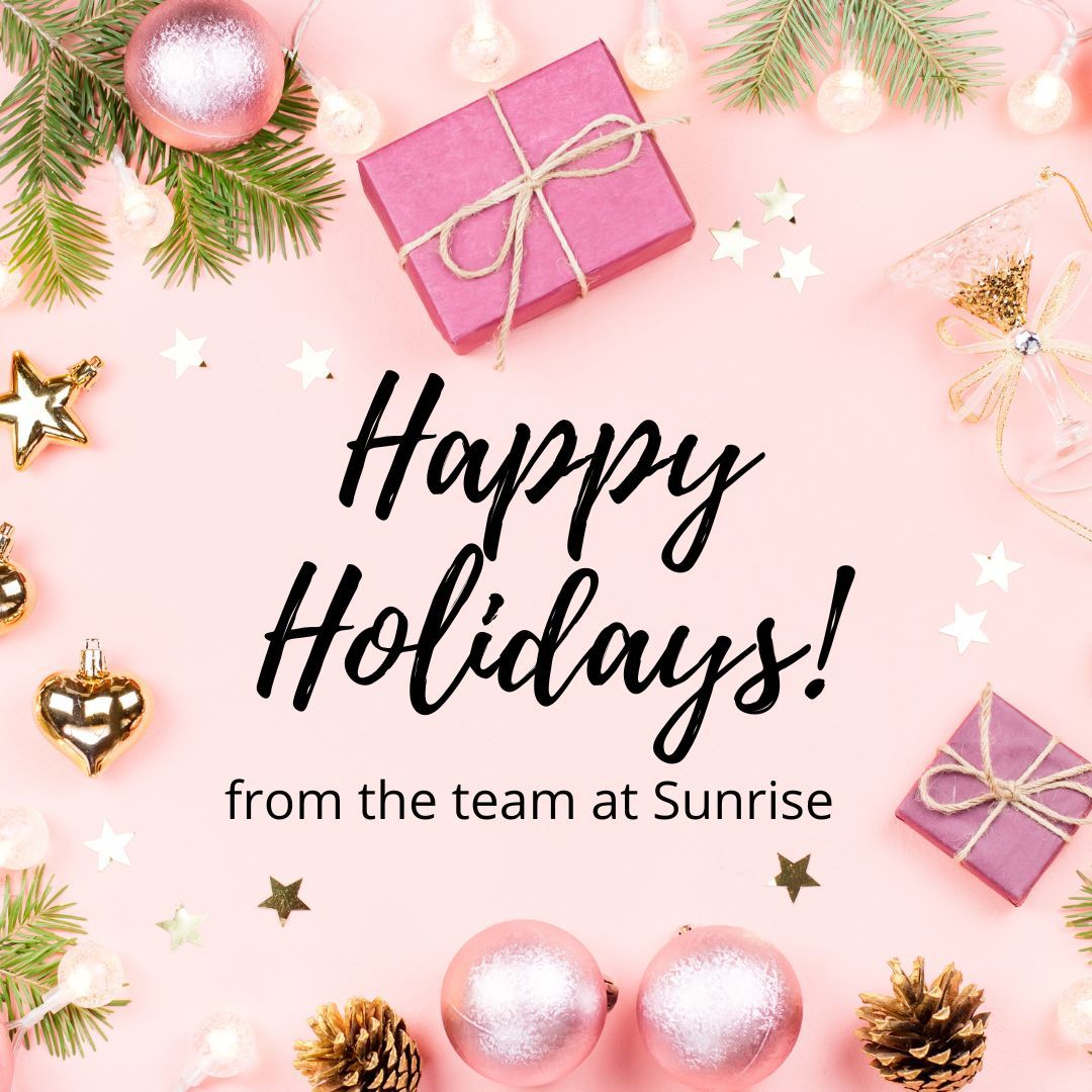 Sunrise Diversity will be closed from Thursday 21st December at 3pm until Tuesday 2nd January at 9am.
We would like to thank all of our supporters, volunteers and staff for all of your support in 2023.

Sunrise Diversity