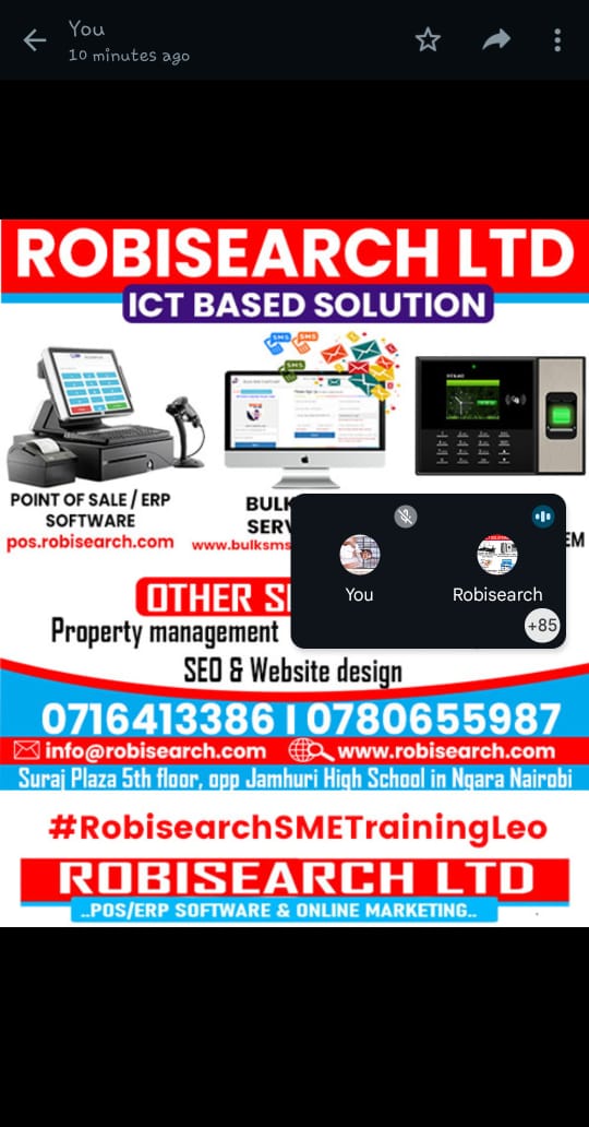 Join the biggest end year training for SMEs hére shorturl.at/nsMPY   Get ready to know more about business the coming year and learn more alot on business.
#RobisearchSMETrainingLeo
 HappyHour OnlineTraining

Michael Oliver KCSE Sodom Gomorrah Tsishekedi De Bruyne Hezekiah