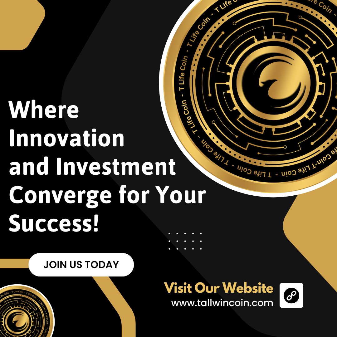 Unlock the Future: Where Innovation and Investment Converge for Your Success! 
#investmentinnovation #successunleashed #financialfuture #innovatetoelevate #tlifecoin