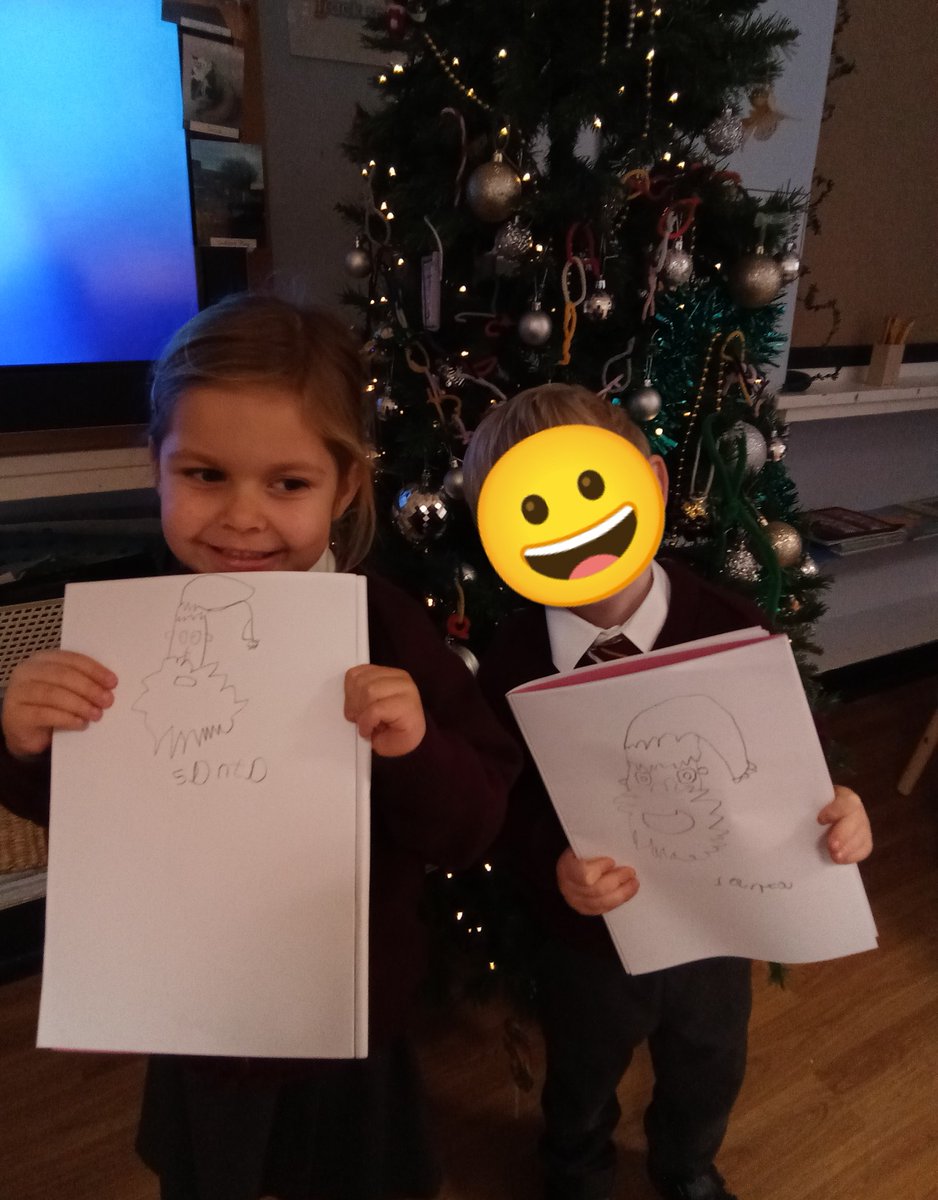 For our big draw this morning we decided to draw the one and only Santa! 🎅 All the children took care, consideration and tried very hard to achieve their drawings. Well done Reception! 🎄 <a href="/Halsneadschool/">Halsnead Primary School</a>