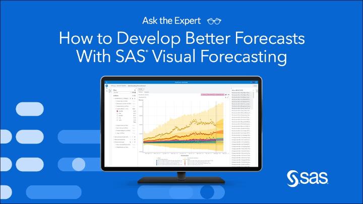 Come learn about the end-to-end forecasting capabilities of SAS Visual Forecasting. Join this #SASwebinar LIVE January 18 at 10 am ET. Register: 2.sas.com/6015RpJPR