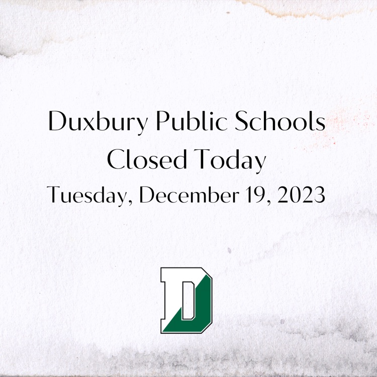 No School Tuesday December 19, 2023