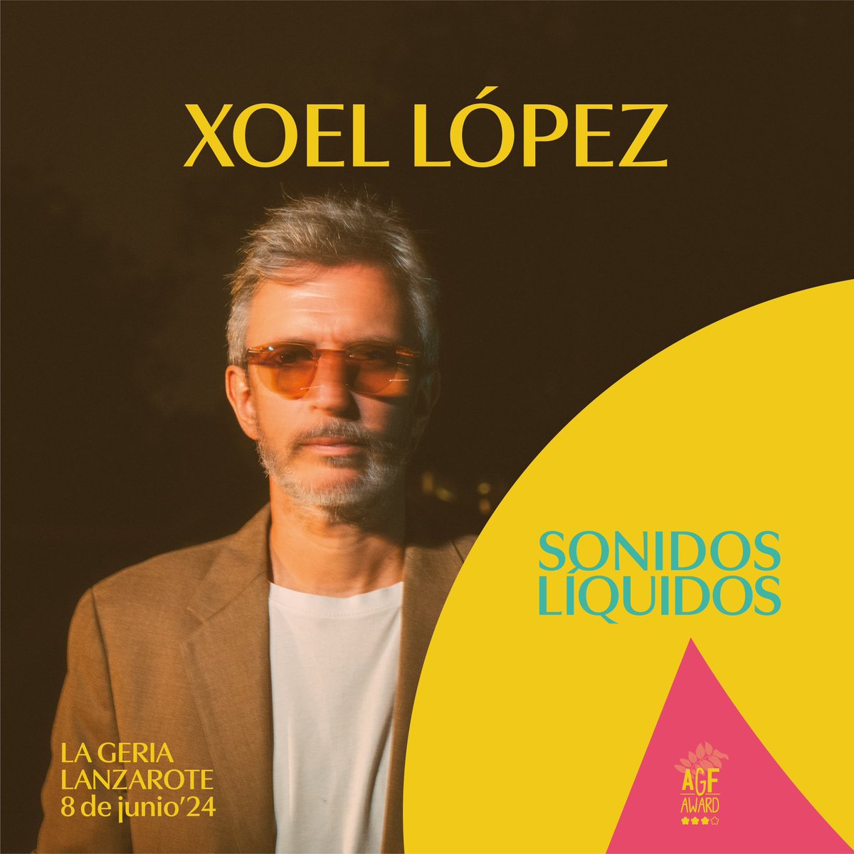 El gran @xoellopez se subirá al #escenarioutopico de #LaGeria 🌋 (por primera vez actuando en #Lanzarote) para deleitarnos con su música 🎸que le ha convertido en uno de los grandes de este país. Info y tickets en sonidosliquidos.com ♻️🍷 @TurismCanarias