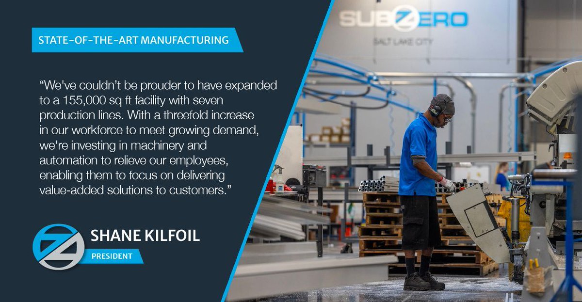 From our humble garage origins to a cutting-edge 155,000 sq ft facility with seven production lines, Shane Kilfoil, President of Mission Critical Environments, shares our journey of growth, dedication, and #innovation. 🌐 

#Subzero #engineering #newfacility