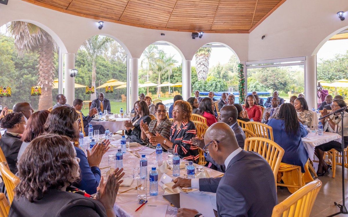 Deputy President Rigathi Gachagua had an engagement with new Ambassadors, High Commissioners, Consuls-General, Deputy Heads of Mission to emphasise the Economic Diplomacy for better results, as they begin their new assignment.