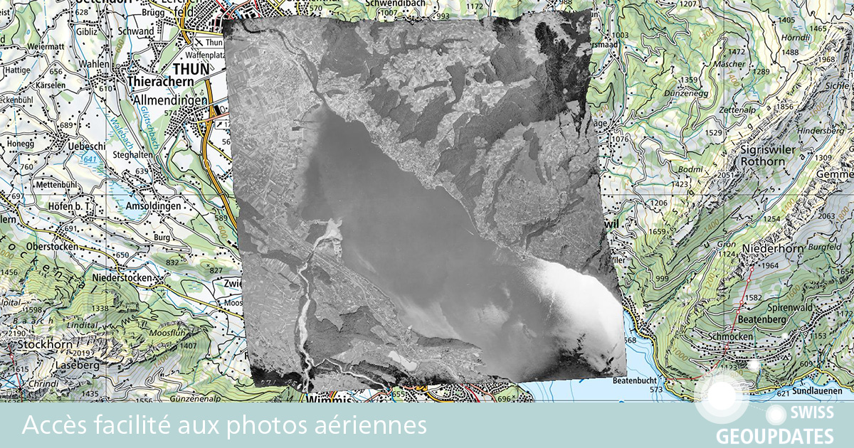 ℹ️Accès facilité aux photos aériennes

swisstopo élargit son offre gratuite de géodonnées en libre-service! 

👉Il est désormais possible de télécharger des photos aériennes scannées directement depuis map.geo.admin.ch.

Plus d'informations: ow.ly/Me8K50QjI6E