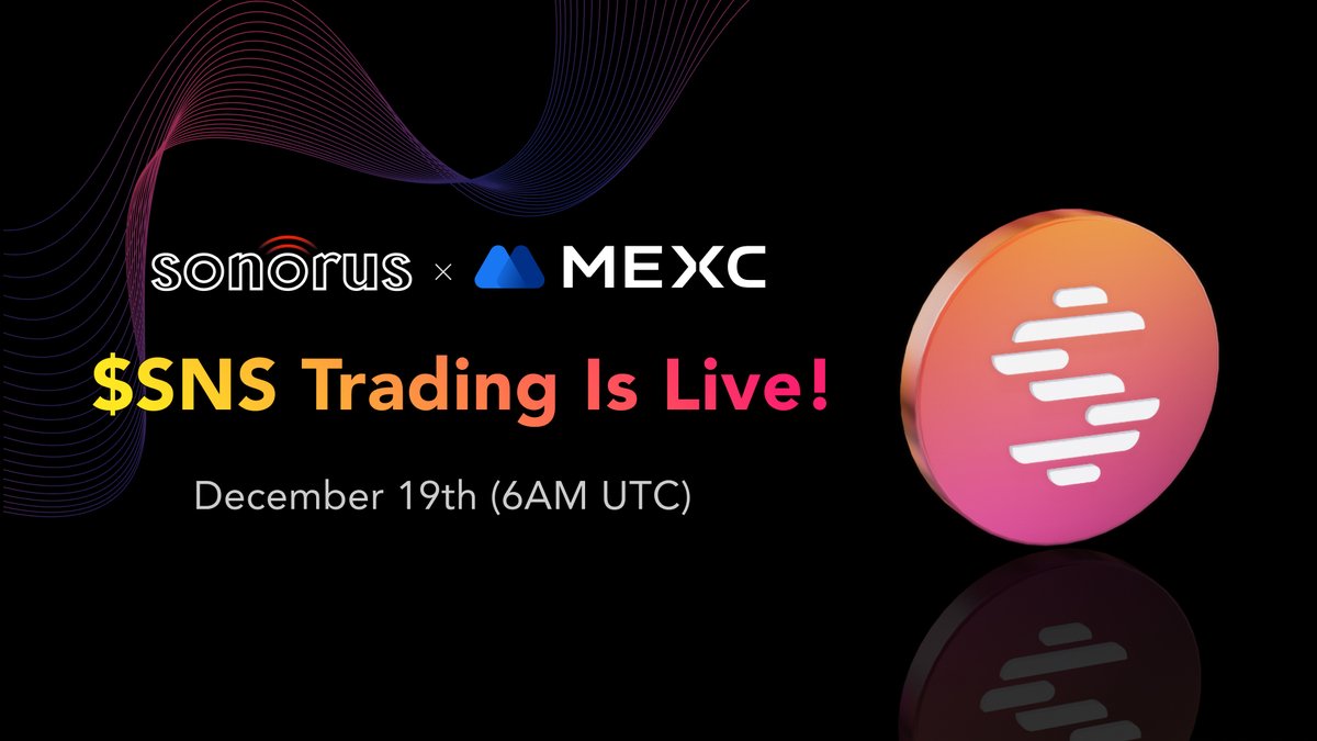 $SNS can now be traded on @MEXC_Official!