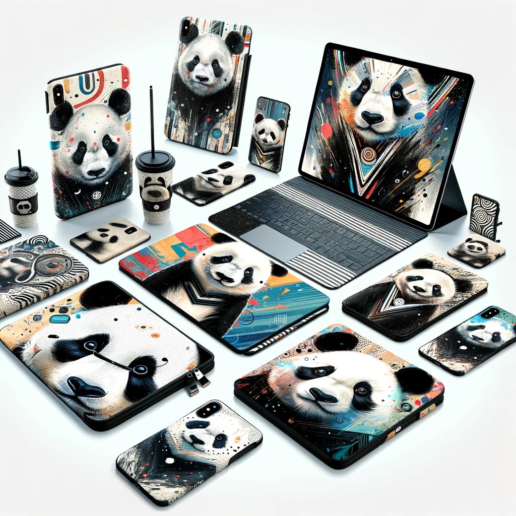 📱🐼 Tech meets style with PandaRitz! Check out our panda-themed tech accessories - phone cases, laptop sleeves, and more. Perfect for the wildlife-loving techie! #PandaRitzTech #StyleYourTech #PandaPower 🌟🌿