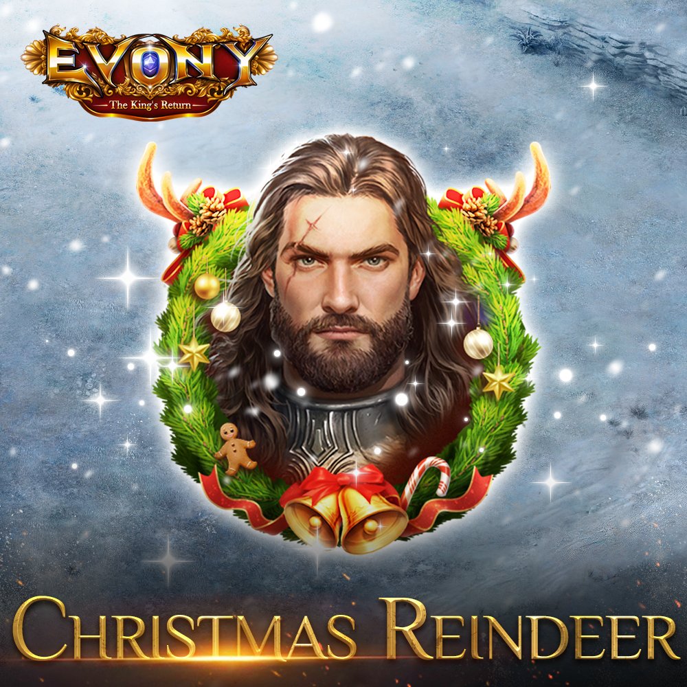 Limited Avatar Frame Christmas Reindeer🦌 is now available. #Evony