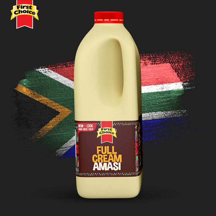 Embracing the true taste of South Africa with our delicious Amasi!😋🔥#FirstChoiceSA #thegoodchoice