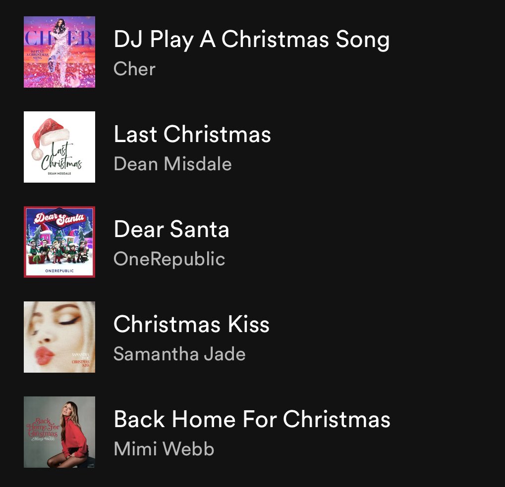 🎄 Want some Christmas JOY in your life? Save the @JOY949 playlist on Spotify & listen during the day. And this year, you’ll also hear these new bops from @cher, @deanmisdale, @OneRepublic, @sjademusic & @mimiwebb. Hit your @SpotifyAU save button at open.spotify.com/playlist/37cCO…