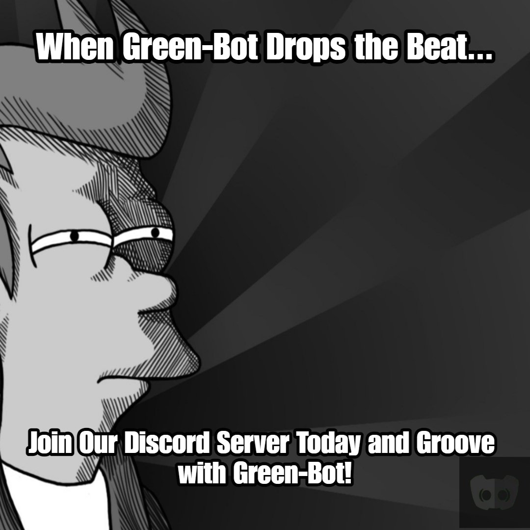 🎵Join the Grooviest Discord Server around!🤖 Discord.gg/GreenBot is where the party never stops. Jam with Green-Bot, meet fellow music lovers, and if you need any help, join for support. Don't miss out on the fun - click the link and join us now! 🎉 #Discord #Music #GreenBot