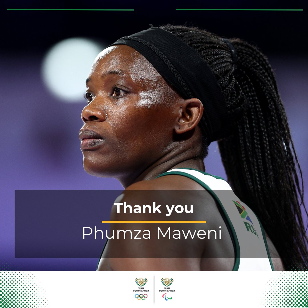 Phumza Maweni, your enchanting play, triumphant moments, and lasting impact on the game are deeply ingrained in our memories. Wishing you all the best as you embark on this exciting new chapter! ❤️💡💪 @Netball_SA @PhumzaMaweni #TeamSA
