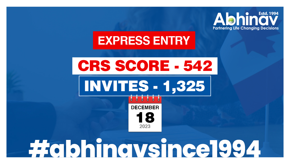 abhinavimmi's tweet image. For more information call us at +91-8595338595 or drop an email to us at web@abhinav.com.

#expressentry #expressentrydraw #expressentrysystem #expressentrycanada #canadaexpressentry #invitationstoapply #itas #crs #ircc #canadaimmigration #canadapr #canadaprvisa #abhinavsince1994